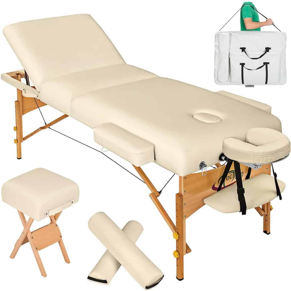 Table de massage avec tétière