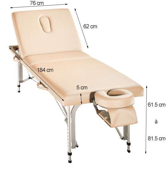 Table Massage Pliante Alu Zuma Rudy Formation Thérapie Holistique
