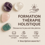 Formation lithothérapie pierres cristaux bien-être énergie