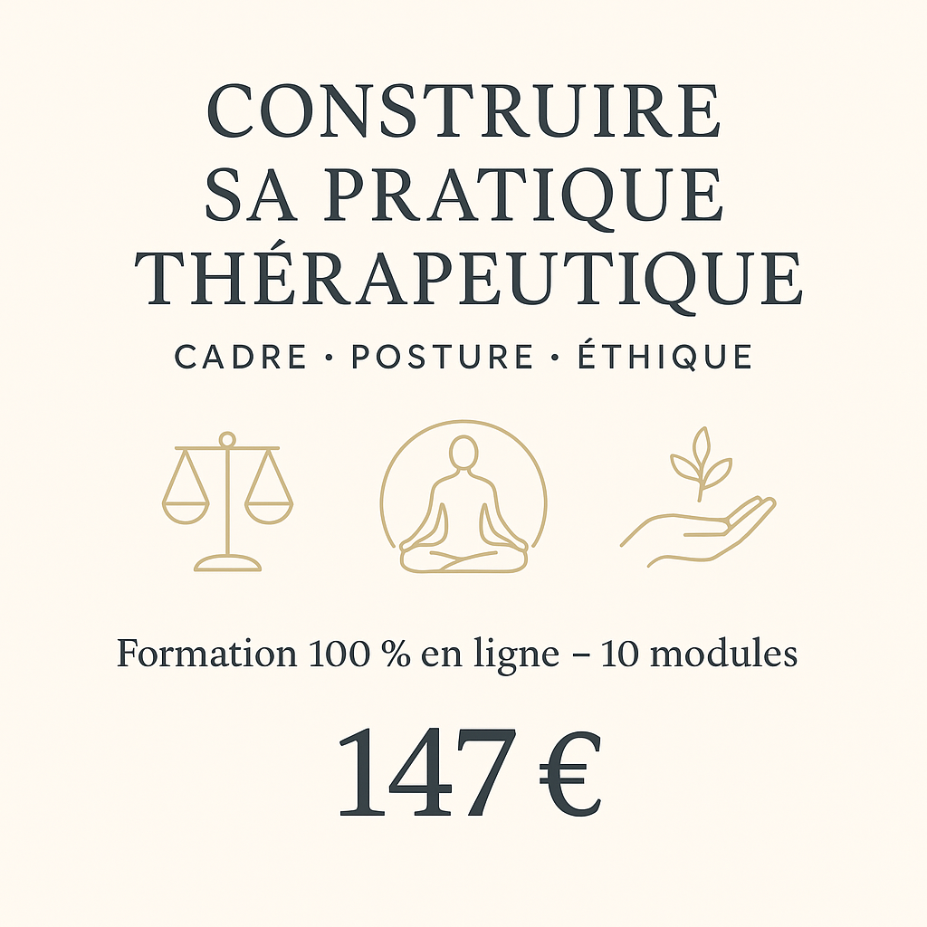 Construire sa Pratique Thérapeutique