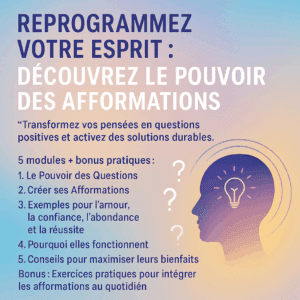 Reprogrammez Votre Esprit : Découvrez le Pouvoir des Afformations